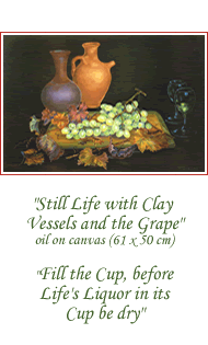 Still Life with Clay Vessels and the Grape